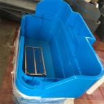 Buy cheap Plastic Rotational Moulding Plastic Bathtub Mould For Blue Color Small Pet Bath With Floor Shift Double Wall from wholesalers