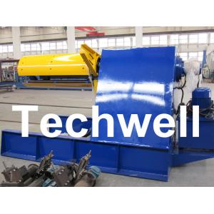 6.3Mpa Cold Roll Forming Machine , Automatical Hydraulic Decoiler With 0-15m/min