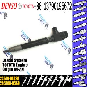Buy cheap Common Rail Fuel Injector 295700-0560 23670-0E020 For Toyota Hilux 2GD-FTV from wholesalers
