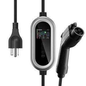Buy cheap Europe 1 Phase Joint Ev Charging Cable Home Ev Charger Unit 5m 32a Ac Type2 7kw from wholesalers