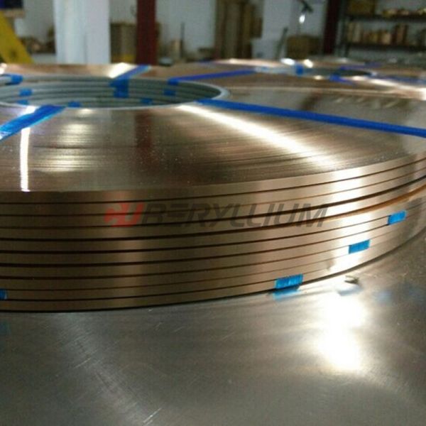 Quality Astm B194 CuBe2 Beryllium Copper Temper Td04 Tapes 0.1mmx250mm For Plastic Molds for sale