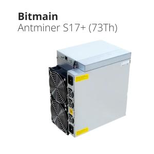 Buy cheap Used Antminer S17+ 73T 2920W Asic Mining Machine BTC Bitcoin 70T 73T 76T Bitcoin Miner Asic from wholesalers