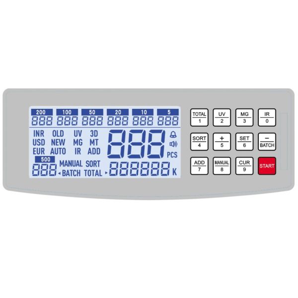 Buy cheap 2019 INDONESIA MONEY DETECTOR COUNTER WITH STRONG MG,UV, MG, MT&IR counter detector with add batch automatic function from wholesalers