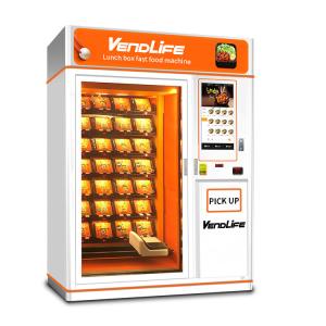healthy Automatic Hot Food Vending Machine 192pcs With touch Screen