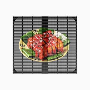 3.9mm Pixels Full-Color Smd LED Glass Display Window Screen for Grille