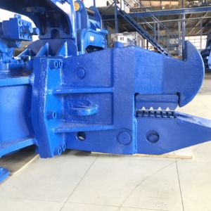 Eco Friendly Plastic Sheet Piling Through Excavator Mounted Pile Driver