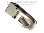 Buy cheap Premium stainless steel folding money clips, wholesale stock metal folding money clips, from wholesalers