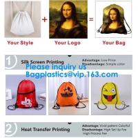 China Custom Drawstring Bag/ Promotional drawstring backpack/Polyester Drawstring Bag,Custom 190T 210T 210d polyester backpack for sale