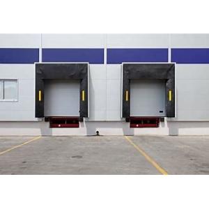 Buy cheap Warehouse Galvanized Steel Frame Retractable Dock Door Shelter Air pump type  inflatable door seal anti-collision from wholesalers
