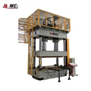 Buy cheap 400T Four Column Hydraulic Press Machine 25Mpa HMI ISO from wholesalers