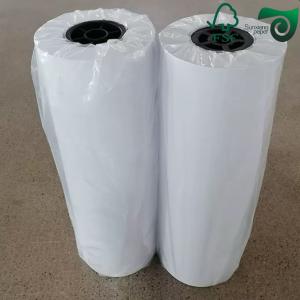 Buy cheap 24" 500ft CAD Plotter Inkjet Bond Paper Roll Tailored For Garment Industry from wholesalers