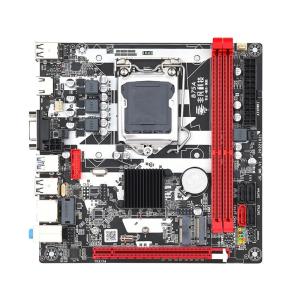 Buy cheap Customized B75A desktop computer motherboard 17*17 inch ITX Mini industrial computer 1155 needle I3/I5/I7 CPU DDR3 ram from wholesalers