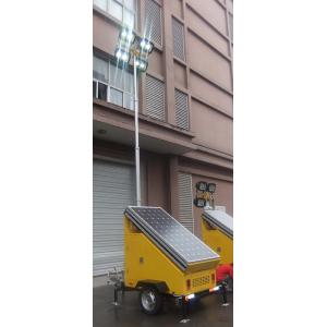Buy cheap Solar Powered Mobile Solar Light Tower Solar Trailer With 3*450W Solar Panels from wholesalers