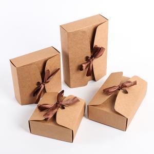 Buy cheap Square Paper Sweet Box Degradable Eco - Friendly Material With Ribbon from wholesalers
