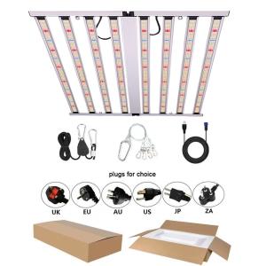 Buy cheap High PPF Full Spectrum 8 Bars 800W LED Grow Light CE ROHS FCC ETL DLC with SAMSUNG Chips from wholesalers