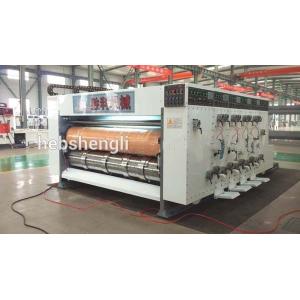 Buy cheap Auto Flexo Printing And Die Cutting Machine Adopt Gear Box Lead Edge Feeder from wholesalers