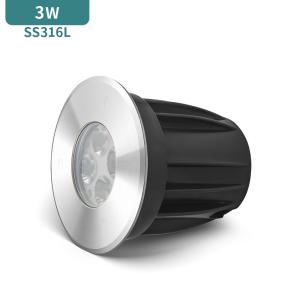 Buy cheap 3W DC24V Recessed Swimming LED Pool Underwater Light from wholesalers