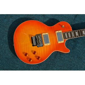 Buy cheap FLOYED ROSE cool LP free shopping custom-made electric guitar ebony fretboard mahogany body and neck from wholesalers