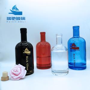Customized Custom Make Excellent Printing Color Glass Bottle for Vodka Gin