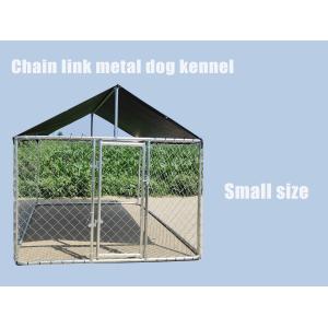 Buy cheap 10x10x6ft Steel Dog Kennel Galvanized Chain Link Dog Run Kennel from wholesalers