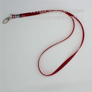Buy cheap Cheap blank nylon neckstrap with metal sheet crimp from wholesalers