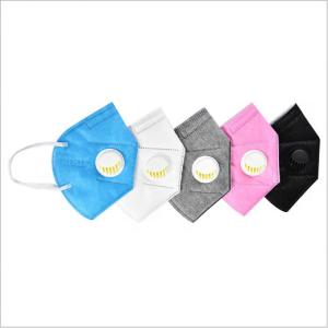 Buy cheap Multi Color Disposable Dust Masks With Valve Three Layer High Protction Level product