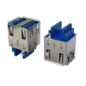Enhance Connectivity with Reliable Female Double-Decker USB Connectors 1.5A