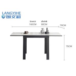 Buy cheap Square Retractable Slate Odm Modern Minimalist Dining Table from wholesalers