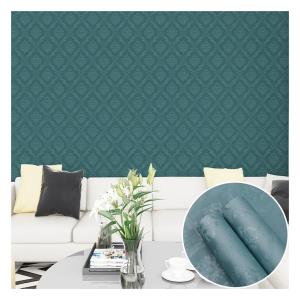Buy cheap Customizable Grey Embossed Wallpaper 3D Embossed Peel And Stick Wallpaper from wholesalers