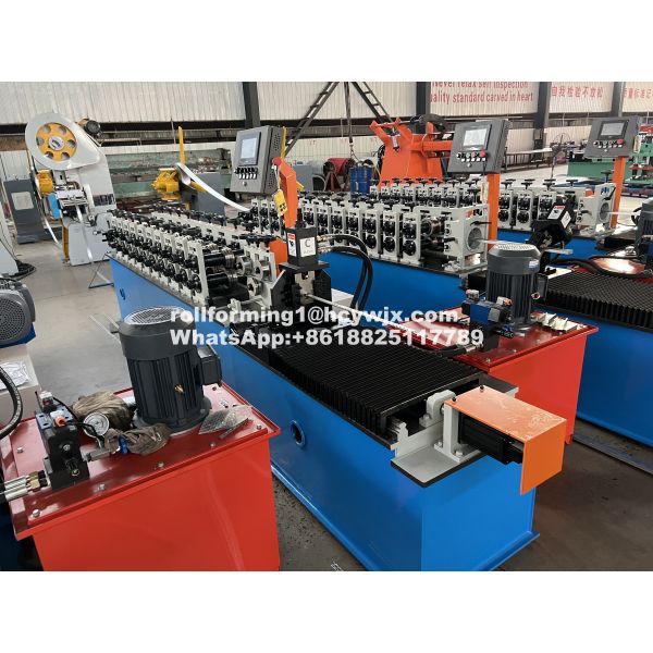 Quality Gear Transmitted Drywall Roll Forming Machine Hydraulic Cutting for sale