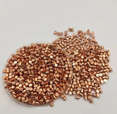 Buy cheap 99.999% High purity Copper Particles Pure Copper Pellets 99% Cu Granules product