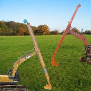Deeper digging depth telescopic excavator long reach boom excavator telescopic
