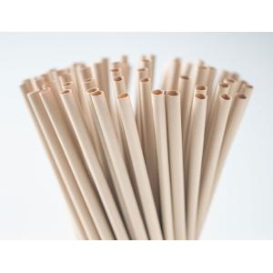 Buy cheap Compostable Biodegradable Bamboo Fiber Straw For Hot Cold Drinks from wholesalers
