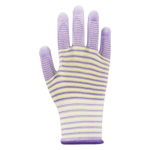 NBW-PT303 Zebra Pattern PU Palm Gloves 13 Gauge Protection