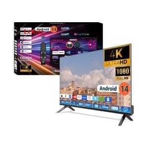 Buy cheap Frameless Smart TV with Android 12 and 97% Screen-to-Body Ratio for Home and Hotel product