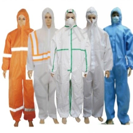 Quality Industrial Safety Protective Disposable Workwear Coverall with Customized Request for sale