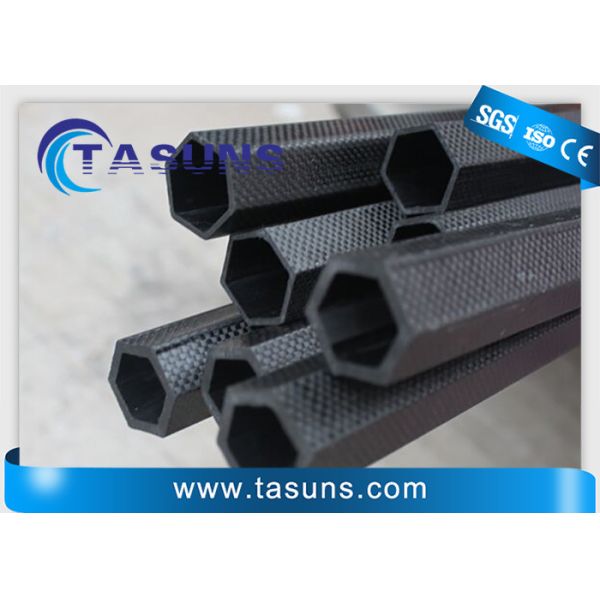 Buy cheap 3k Plain Matte Carbon Fiber Hex Tube Mold Pressing from wholesalers