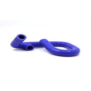 Smooth Automotive Silicone Hoses No Contamination Artificial Winding Rubber