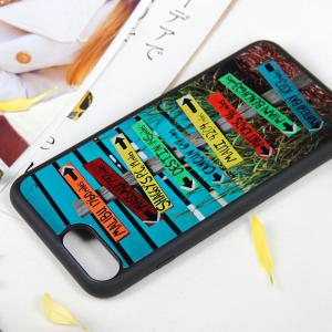 Buy cheap TPU+ PC Glass colored painting for iphone7, durable case with unique design from wholesalers