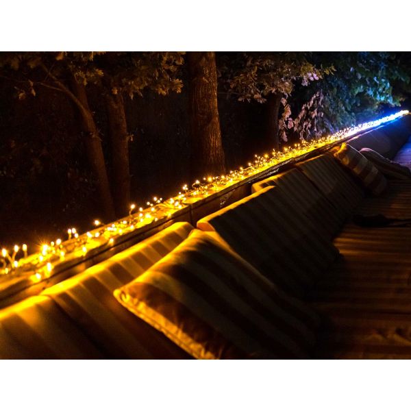 Clear Lens Addressable LED Strip Lights Dimmable IP44 Waterproof 19.7FT Length For Home Decor