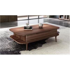 Buy cheap 2017 New Walnut Wood Case Good Furniture Design Living room Coffee table& Tea table with Storage side Drawers from wholesalers