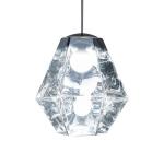 Buy cheap Diamond Cut Modern Hanging Pendant Lights Tall Chrome Copper Cool White Crystal Chandelier from wholesalers