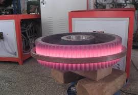 Quality Medium Frequency Gear Shaft 320A Induction Heating Hardening Quenching Equipment for sale