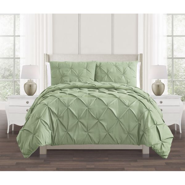 Buy cheap Luxurious Hypoallergenic Pleated Microfiber Duvet Cover Set Microfibre Quilt Cover With Corner Ties from wholesalers