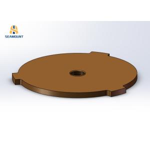Customized Stone Crusher Machine Parts Round Bronze Plate PYB1200
