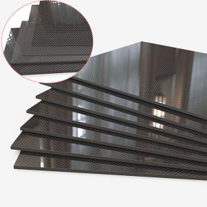 Buy cheap Lightweight High Glossy 3K Carbon Fiber Sheet Excellence Premium from wholesalers