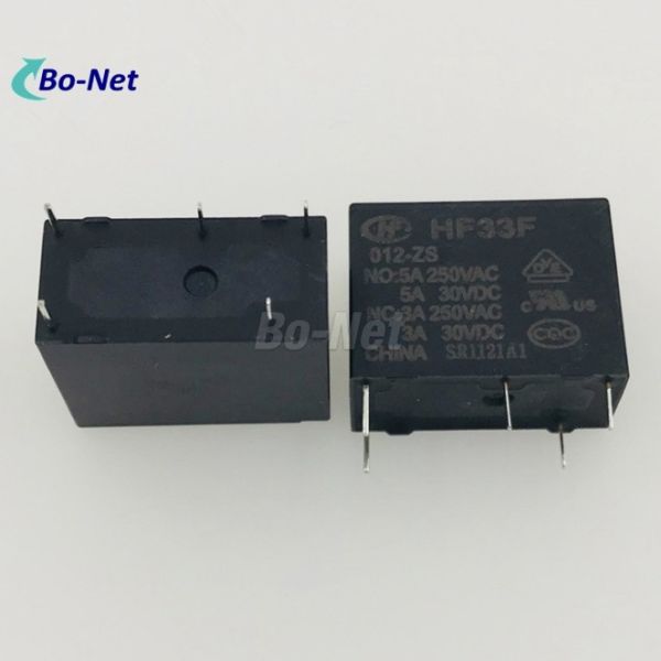 Buy cheap HF33F-005-HS3 Electronic components New Original 12V Relay HF33F-005-HS3 5A 4 PIN Power Relay A Group Of Normally Open from wholesalers
