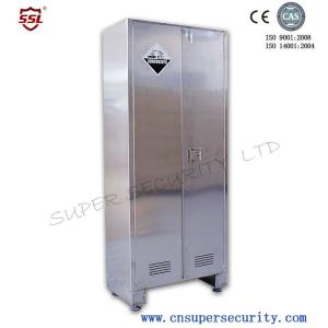 Laboratory Metal Flammable Corrosive Storage Cabinets Stainless Adjustable