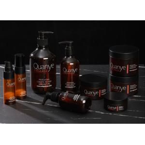 Buy cheap Amber Empty Cosmetic Bottle Group For Shampoo Serum Mask 100ml 500ml from wholesalers