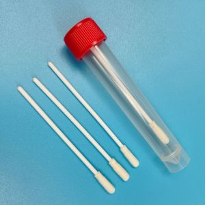 China 8cm PP Stick Round Foam Tip Surface Sampling Swab Environmental Control Specimen Collection Swab for Food  on sale